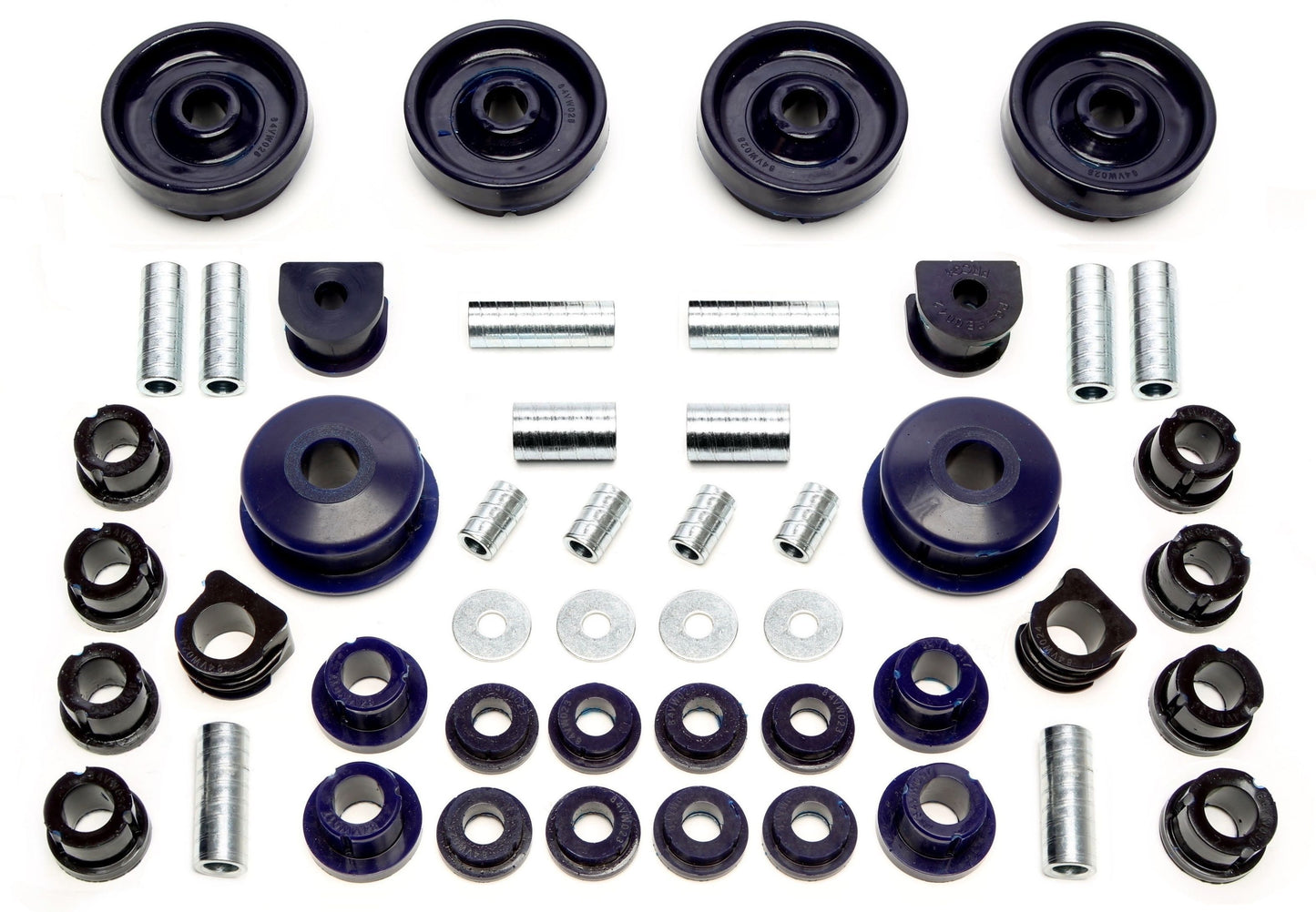 TA Technix PU-​Buchsen Kit 48-​teilig / Vorderachse mit 23mm Stabi+HA-​4WD / passend für Audi A3Q (8L)/ Seat Leon T4 (1M)/...
