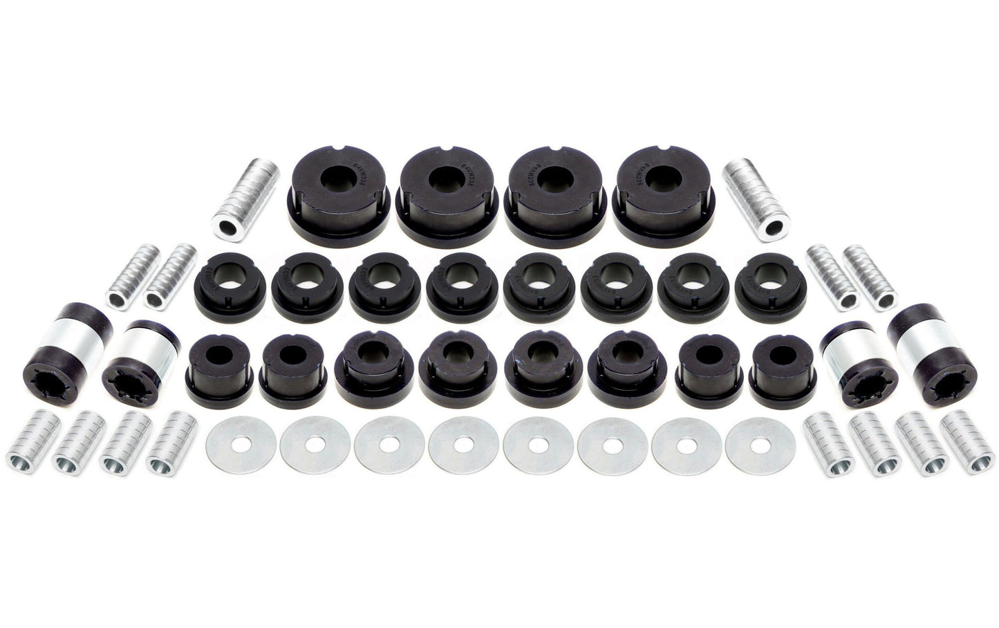 TA Technix PU-​Buchsen Kit 46-​teilig / Hinterachse / passend für Audi A3 / Q3 / TT / Seat Leon / Altea / Toledo / Alhambr...