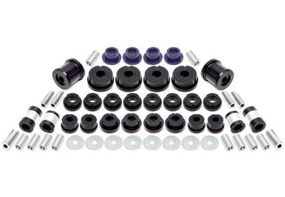 TA Technix PU-​Buchsen Kit 54-​teilig / Vorderachse+Hinterachse / passend für Audi A3 / Q3 / TT / Seat Leon / Altea / Tole...