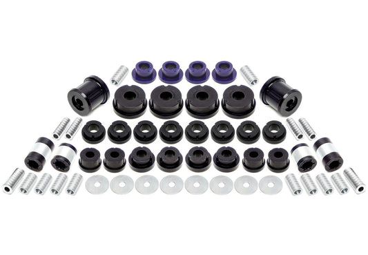 TA Technix PU-​Buchsen Kit 54-​teilig / Vorderachse+Hinterachse / passend für Audi A3 / Q3 / TT / Seat Leon / Altea / Tole...