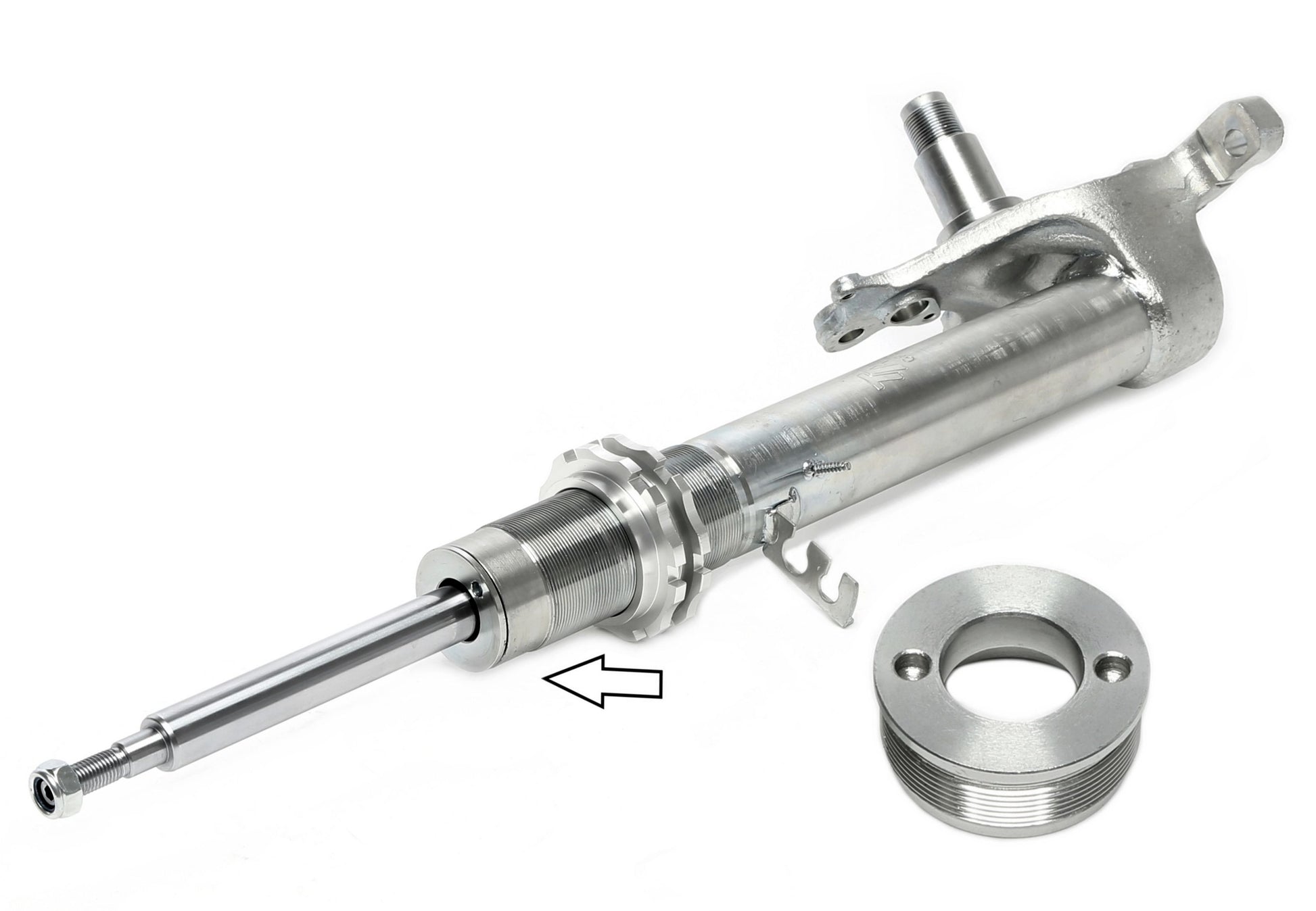 TA Technix universelle Gehäuse Verschlussmutter für Federbeineinsätze / Patronen mit einem Dämpferkörper Ø 43mm