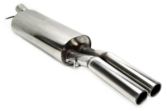 TA Technix Endschalldämpfer 2x76mm rund/gebördelt aus Edelstahlanlage EVOA4A-​xx