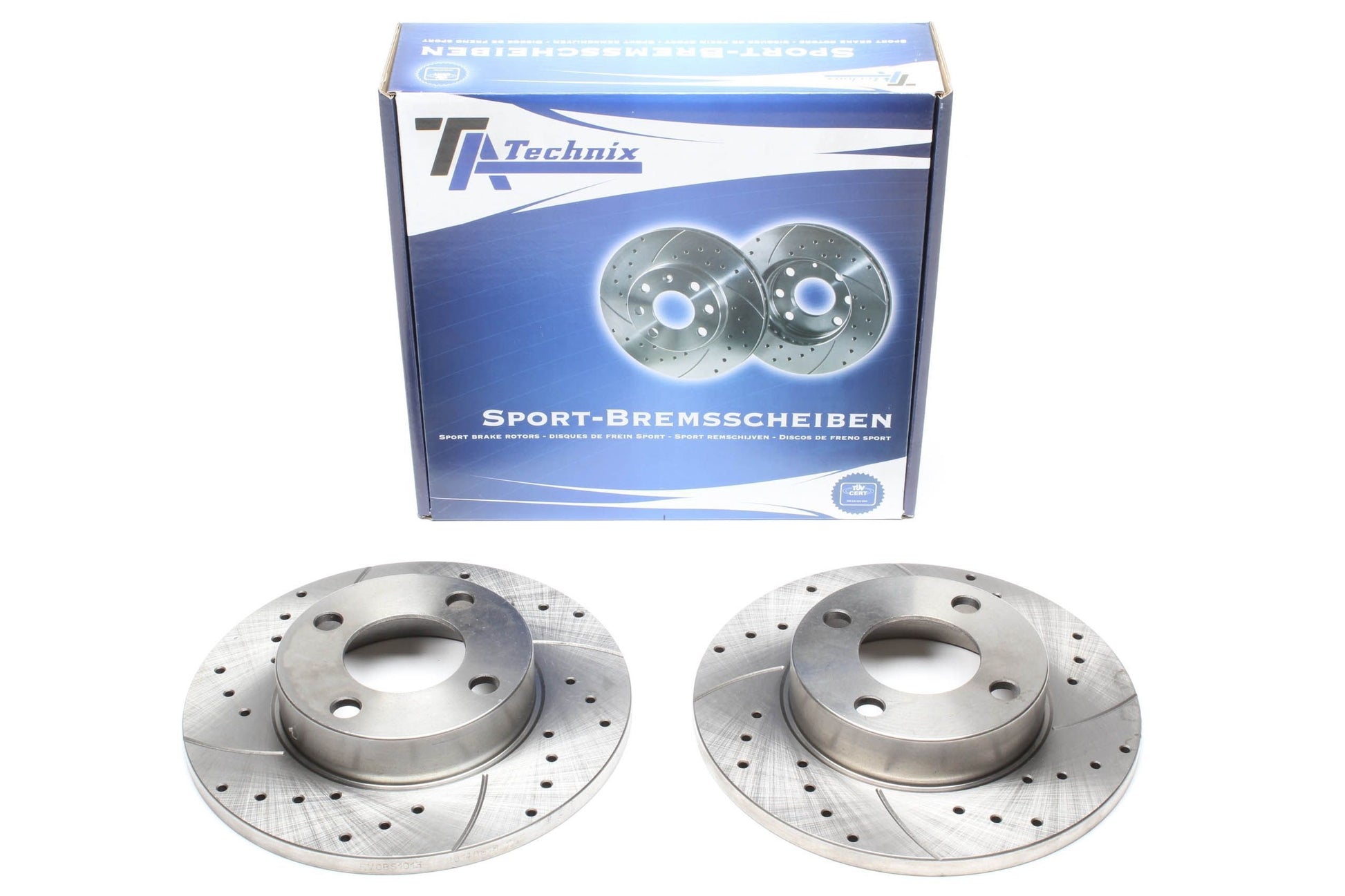 TA Technix Sport Bremsscheiben Satz Vorderachse passend für Audi 80/90/100
