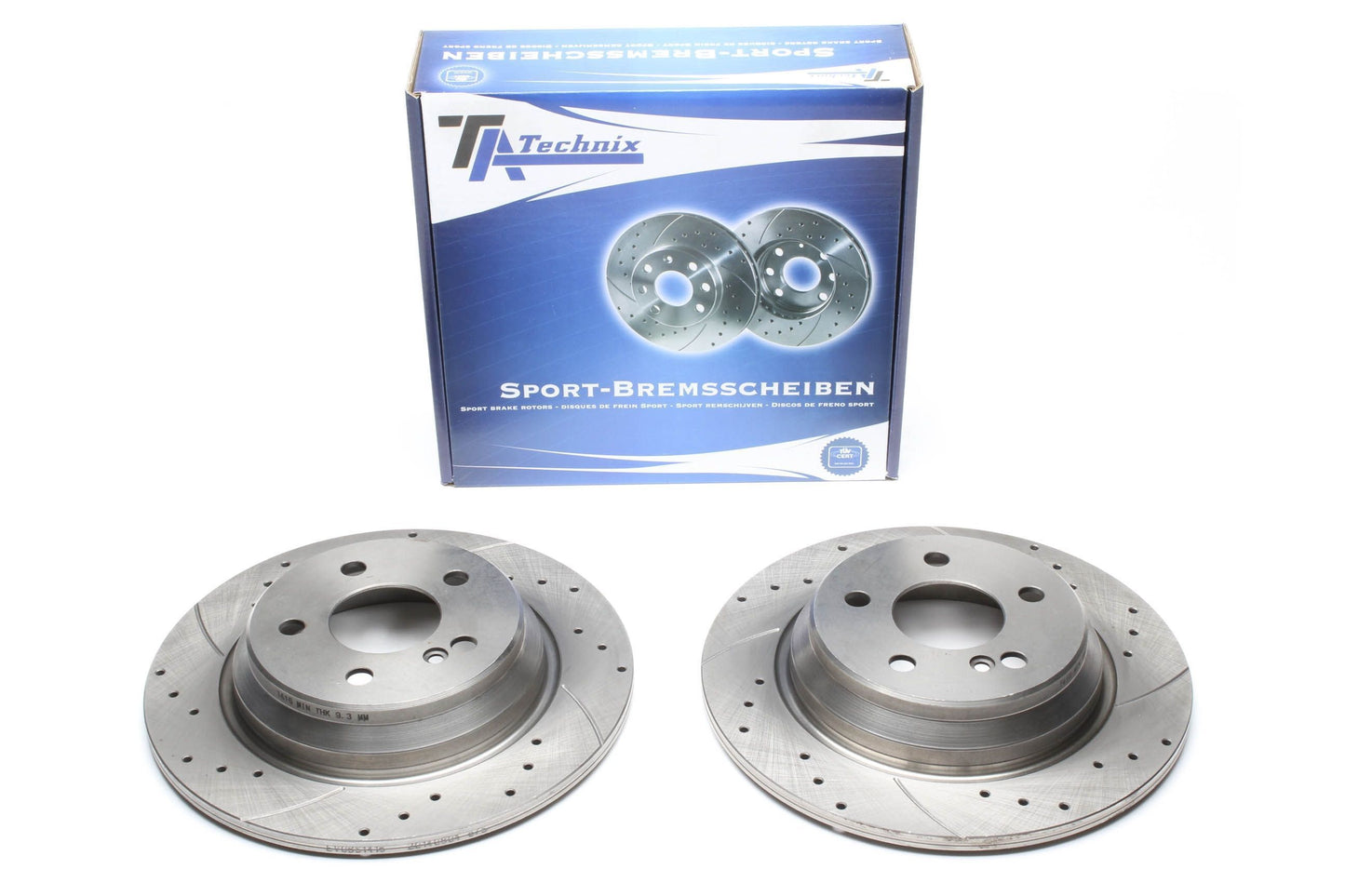 TA Technix Sport Bremsscheiben Satz Hinterachse passend für Mercedes Benz S-​Klasse W220