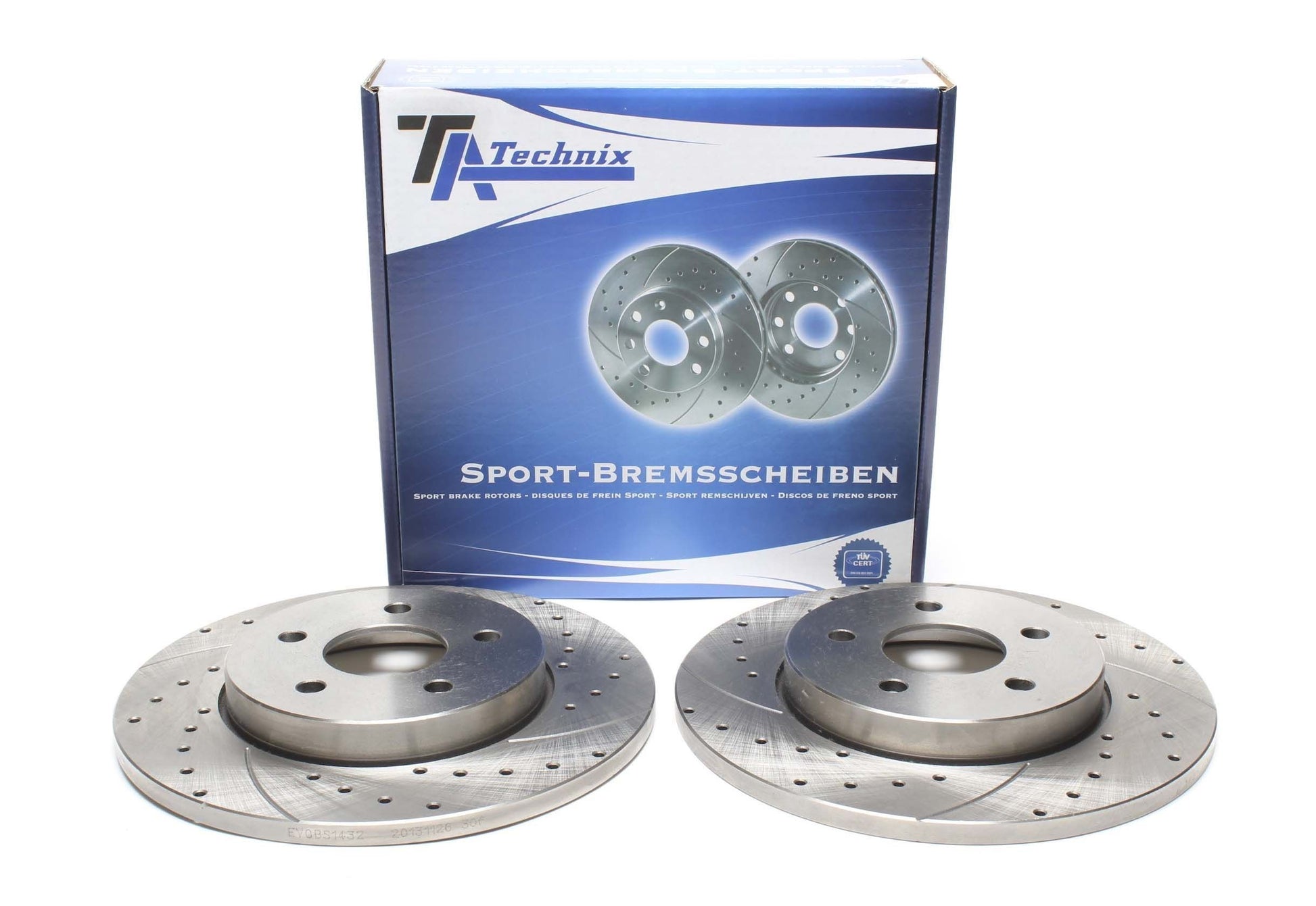 TA Technix Sport Bremsscheiben Satz Hinterachse passend für Ford Mondeo III / Jaguar X-​Type