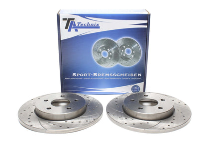 TA Technix Sport Bremsscheiben Satz Hinterachse passend für Ford Mondeo III / Jaguar X-​Type