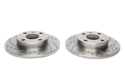 TA Technix Sport Bremsscheiben Satz Hinterachse passend für Opel Corsa C / Combo / Tigra Twintop