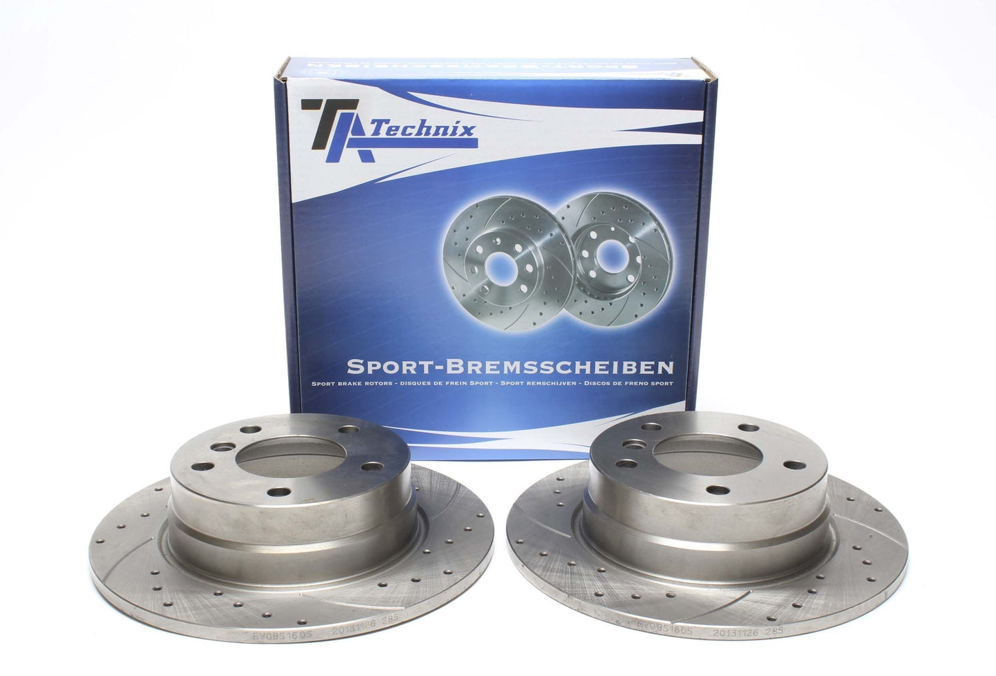 TA Technix Sport Bremsscheiben Satz Hinterachse passend für BMW 116i/118i E81 / F20
