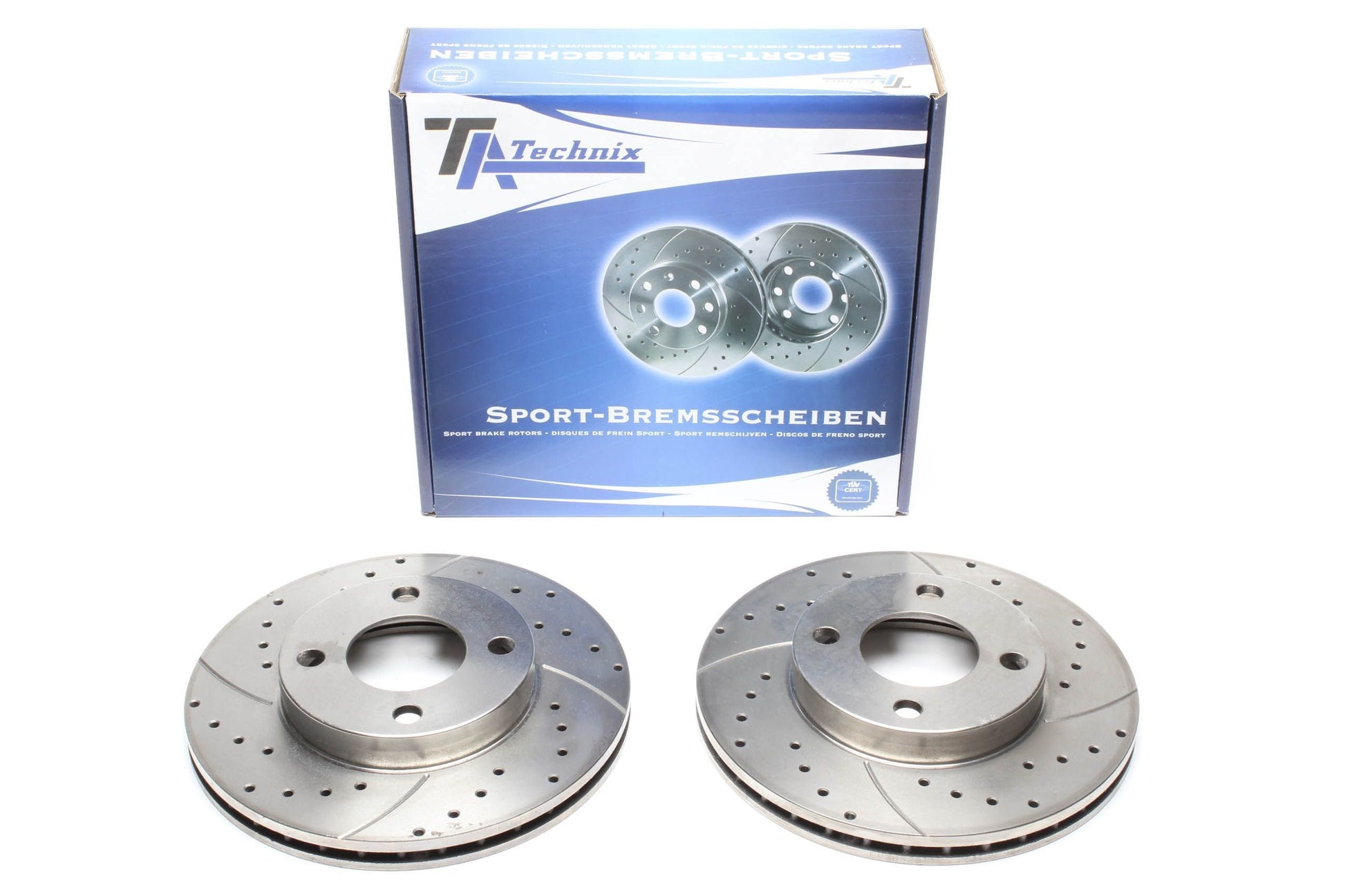 TA Technix Sport Bremsscheiben Satz Vorderachse passend für Audi 80/90/100
