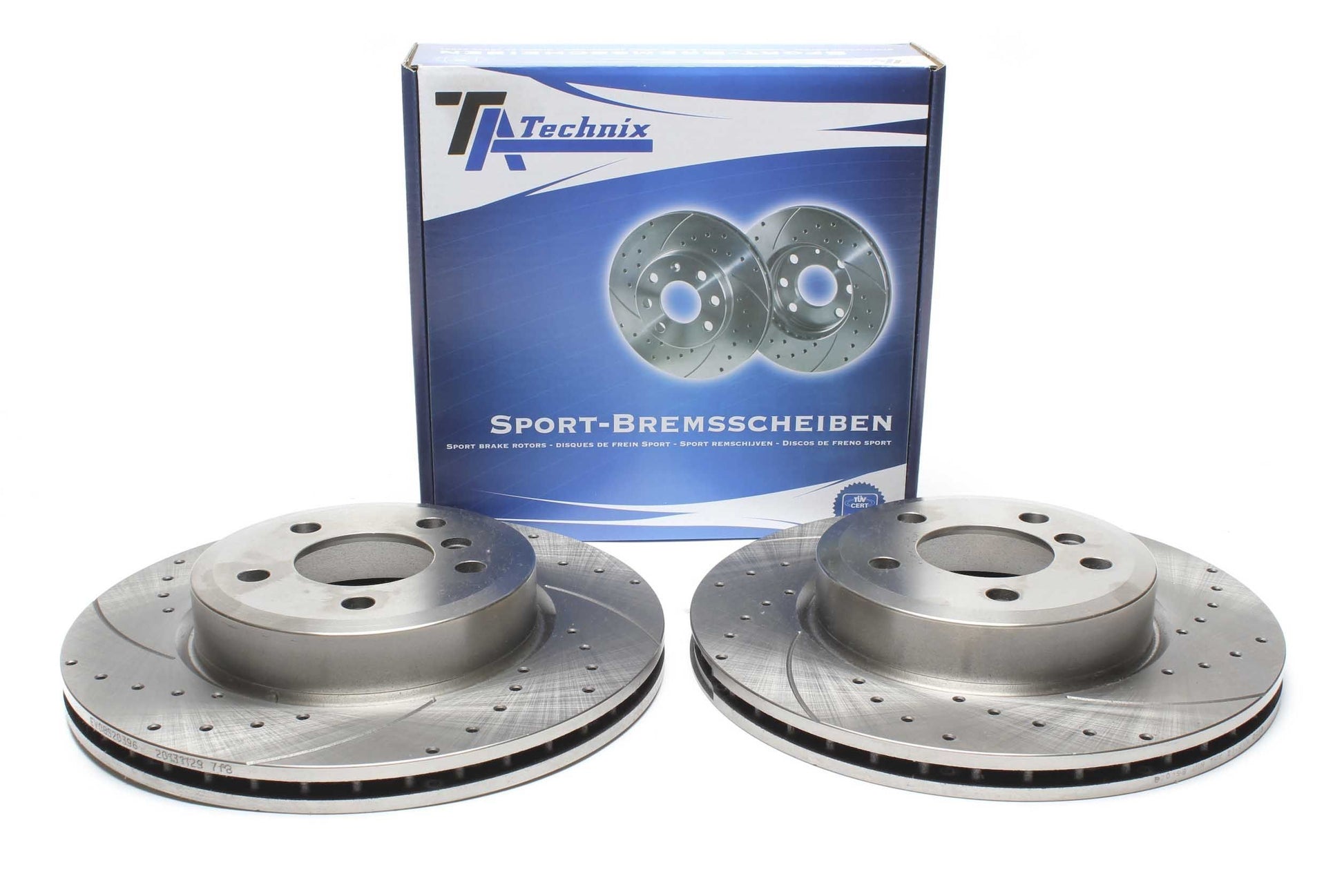TA Technix Sport Bremsscheiben Satz Vorderachse passend für BMW X3 E83
