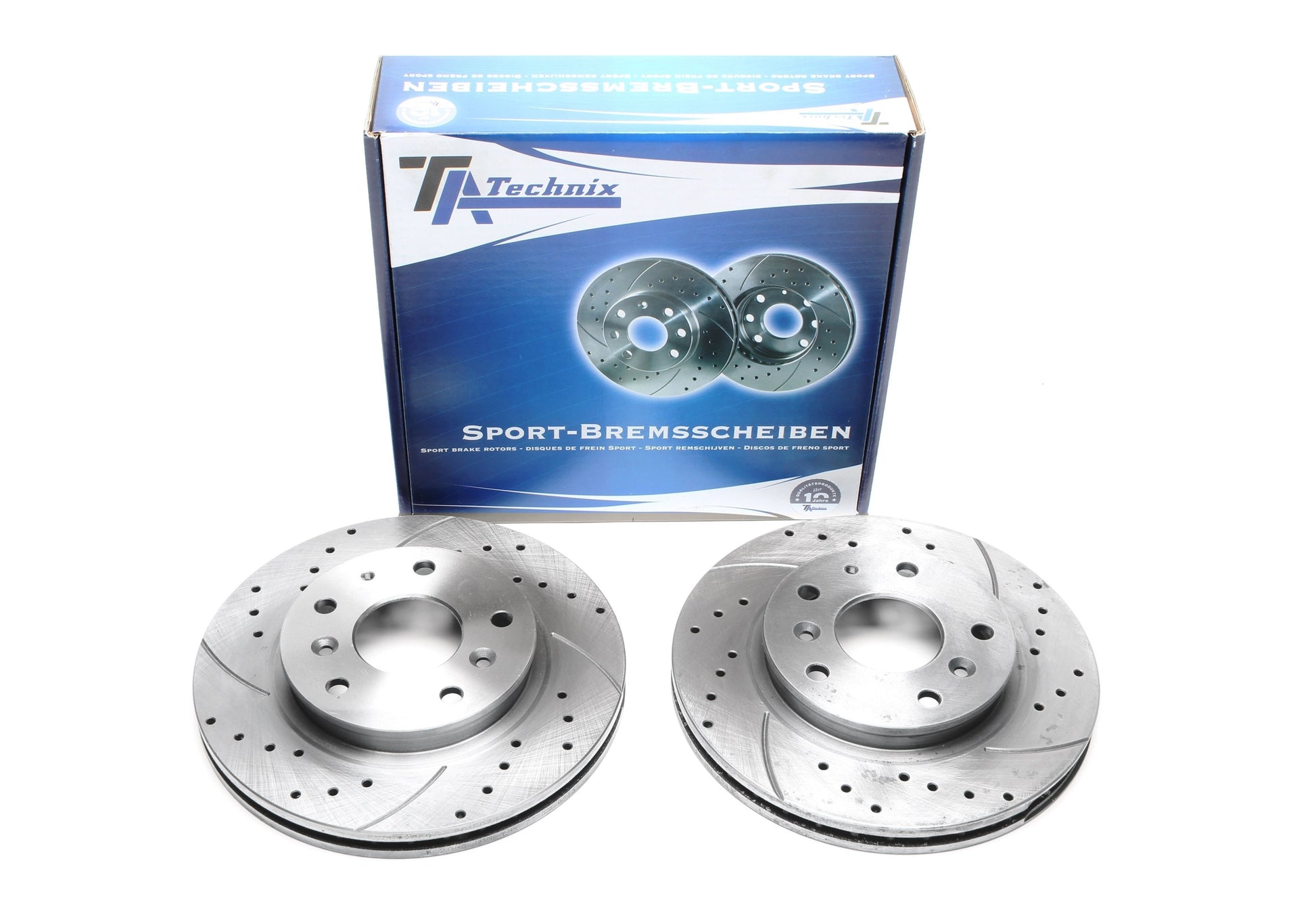 TA Technix Sport Bremsscheiben Satz Vorderachse passend für Mazda 626 III Hatchback / 626 III / 626 III SW / 626 III Coupe...