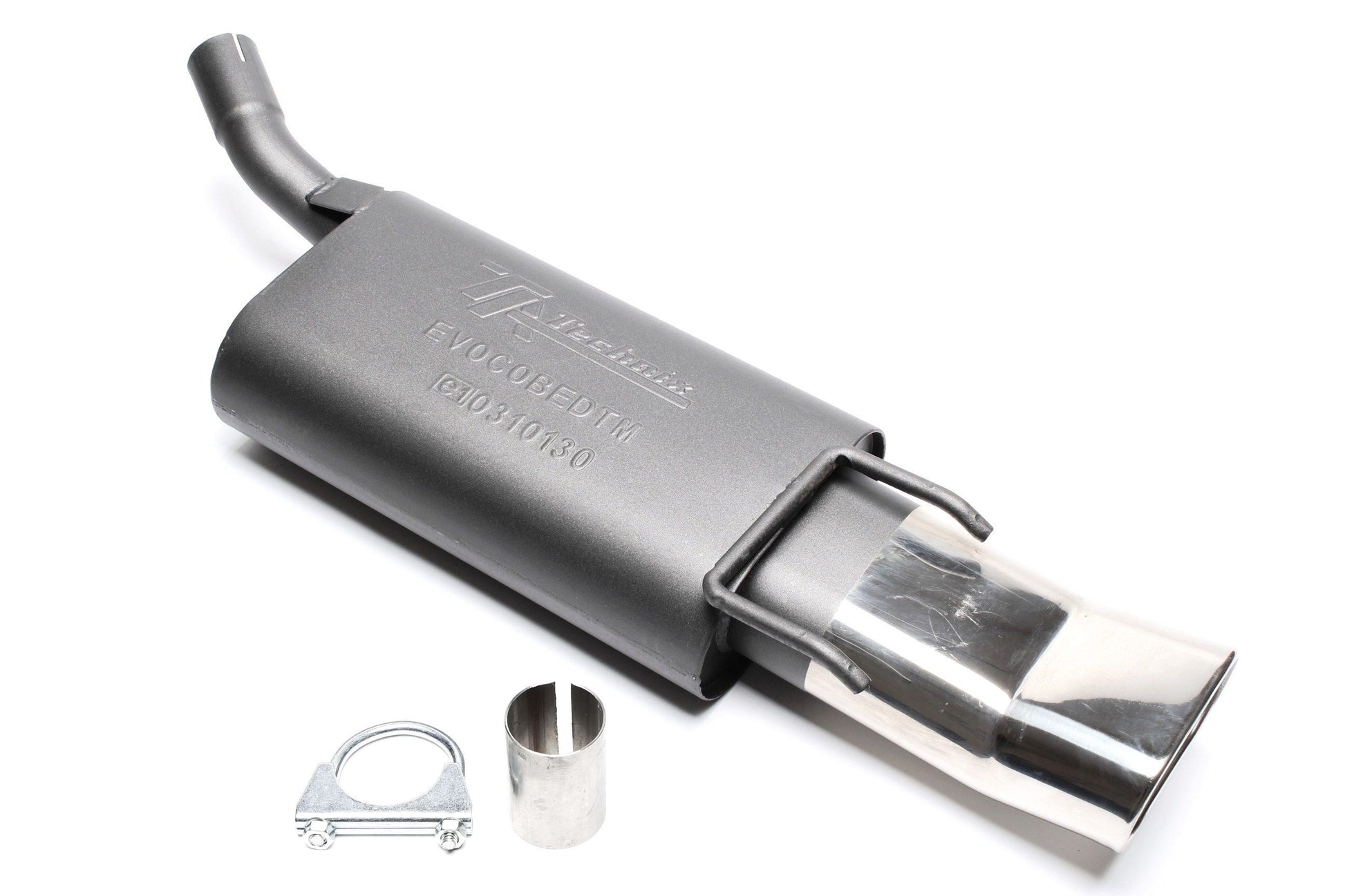 TA Technix Sportendschalldämpfer 70x140mm DTM passend für Opel Corsa B