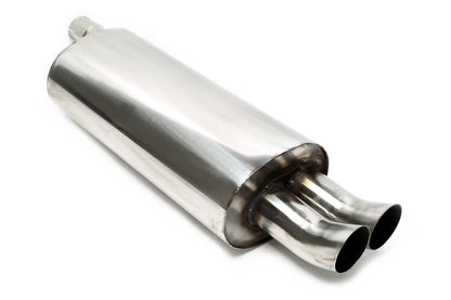 TA Technix Endschalldämpfer 2x76mm DTM aus Edelstahlanlage EVOE466A-​xx