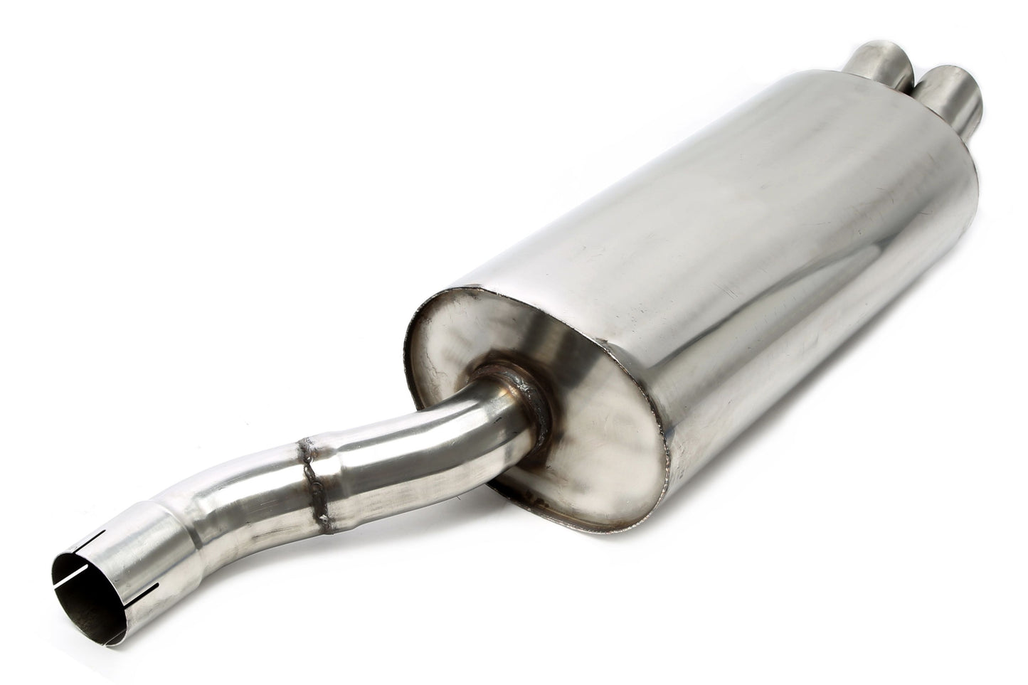 TA Technix Endschalldämpfer 2x76mm DTM aus Edelstahlanlage EVOE466A-​xx