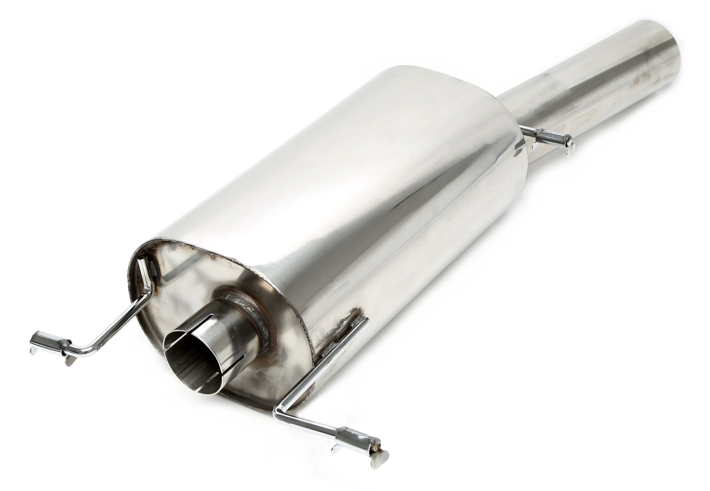 TA Technix Endschalldämpfer 1x90mm rund/scharf aus Edelstahlanlage EVOG1A-​xx