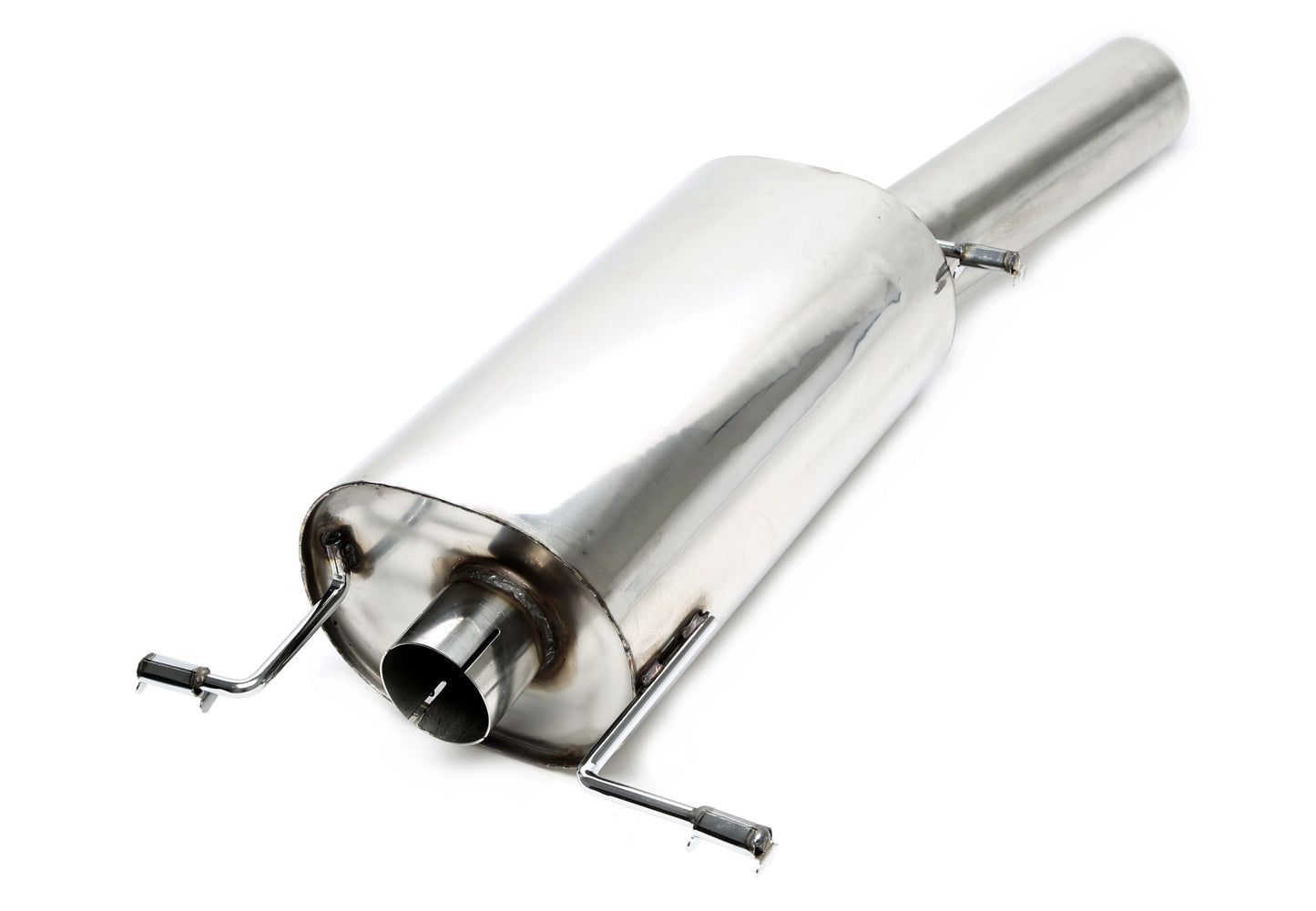 TA Technix Endschalldämpfer 1x90mm rund aus Edelstahlanlage EVOG1A-​xx