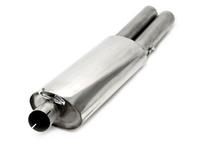 TA Technix Endschalldämpfer 2x76mm rund/gebördelt aus Edelstahlanlage EVOG2A-​xx