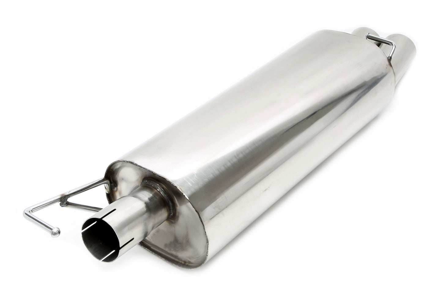 TA Technix Endschalldämpfer 2x76mm rund/gebördelt aus Edelstahlanlage EVOG4A-​xx