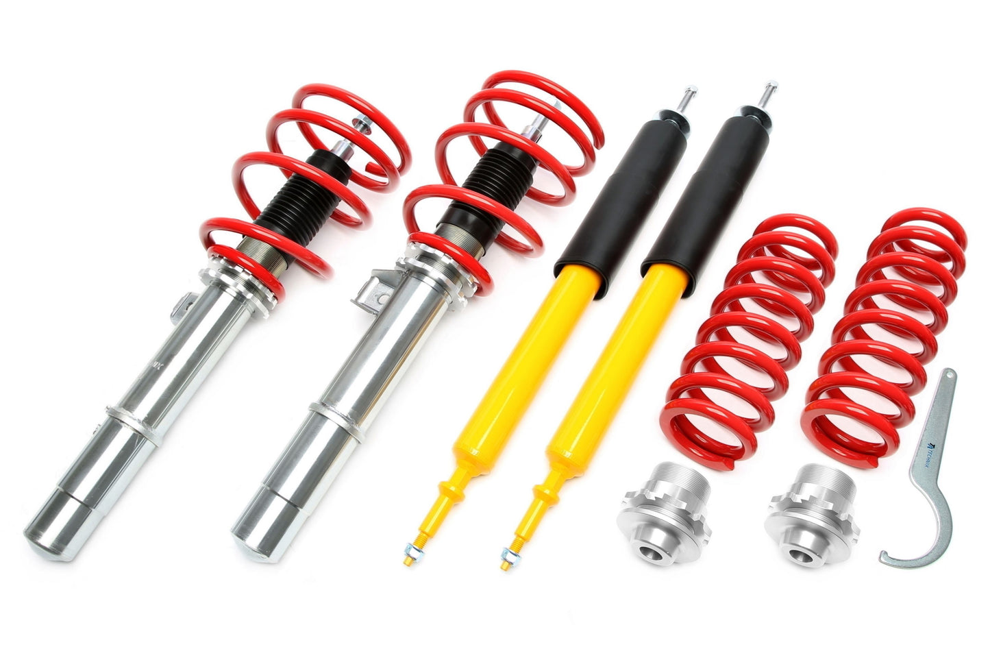 TA Technix Gewindefahrwerk passend für BMW 1er Serie 3-​Türer, 5-​Türer, -​Coupe, Typ E81, E82, E87, 3er Serie Limousine, ...