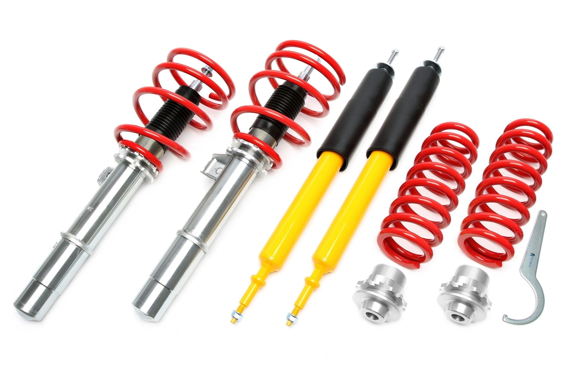 TA Technix Gewindefahrwerk passend für BMW 1er Serie 3-​Türer, 5-​Türer, -​Coupe, Typ E81, E82, E87, 3er Serie Limousine, ...