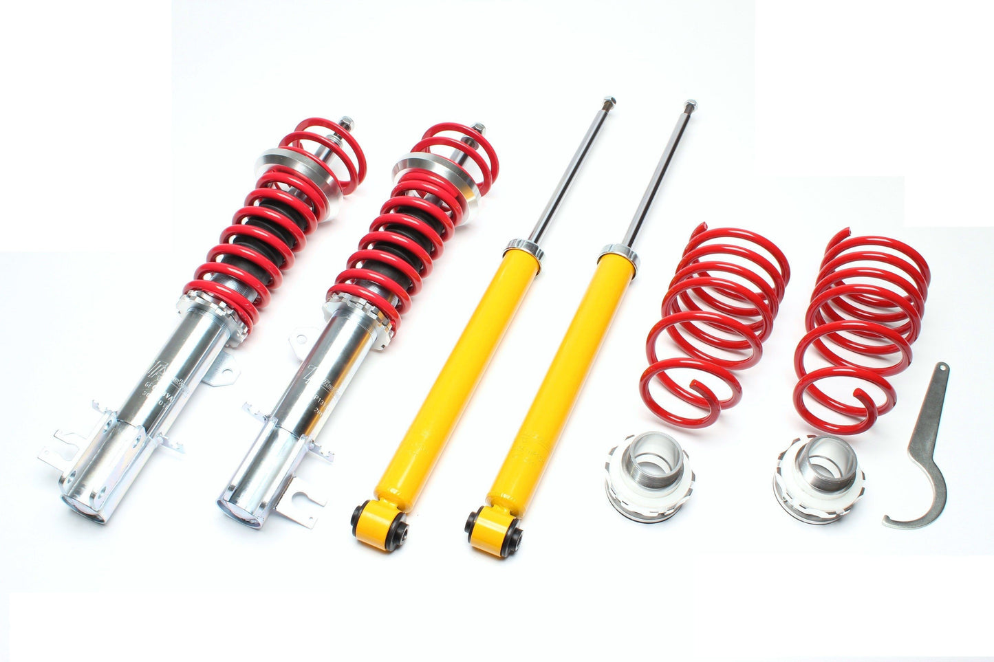 TA Technix Gewindefahrwerk passend für Abarth Grande Punto, Punto Typ 199/ Alfa Romeo Mito Typ 955/ Fiat Punto Typ, Grande...