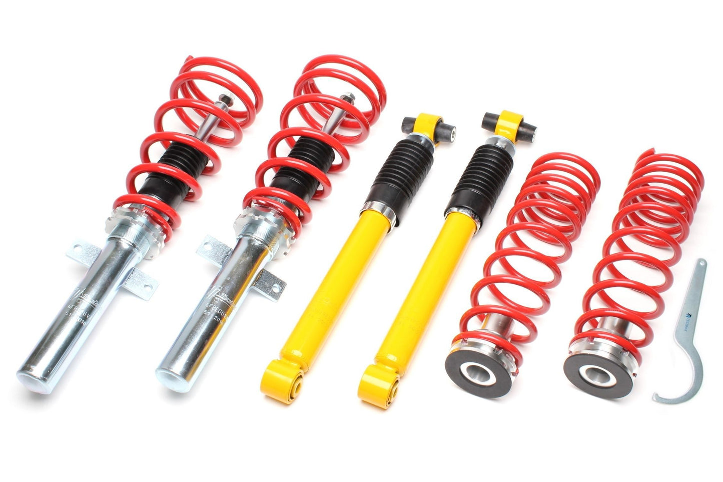 TA Technix Gewindefahrwerk passend für Renault Megane II, -​Stufenheck,-​Stufenheck, -​Grandtour,-CC, Scenic II, Grand Sce...