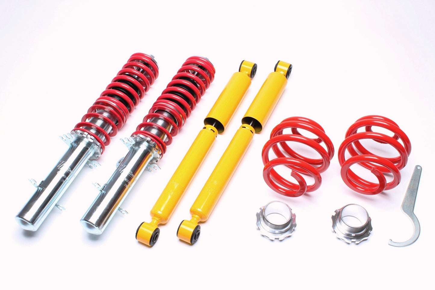 TA Technix Gewindefahrwerk passend für Audi A3 Quattro (8L), TT Quattro (8N)/ Seat Leon 4x4 (1M)/ Skoda Octavia 4x4 (1U)/ ...