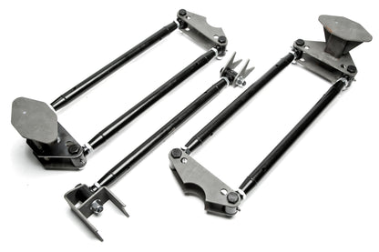 TA Technix universelles parallel 4-​Link Kit +Panhardstabkit / Umrüstset für Blattfedernsysteme auf Airride oder Airride/G...