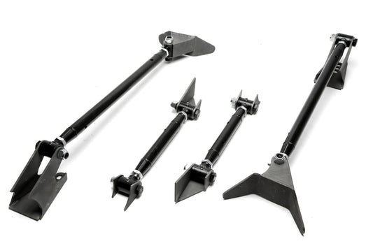TA Technix universelles Dreiecks "triangulated" 4-​Link Kit / Umrüstset für Blattfedernsysteme auf Airride oder Airride/Ge...