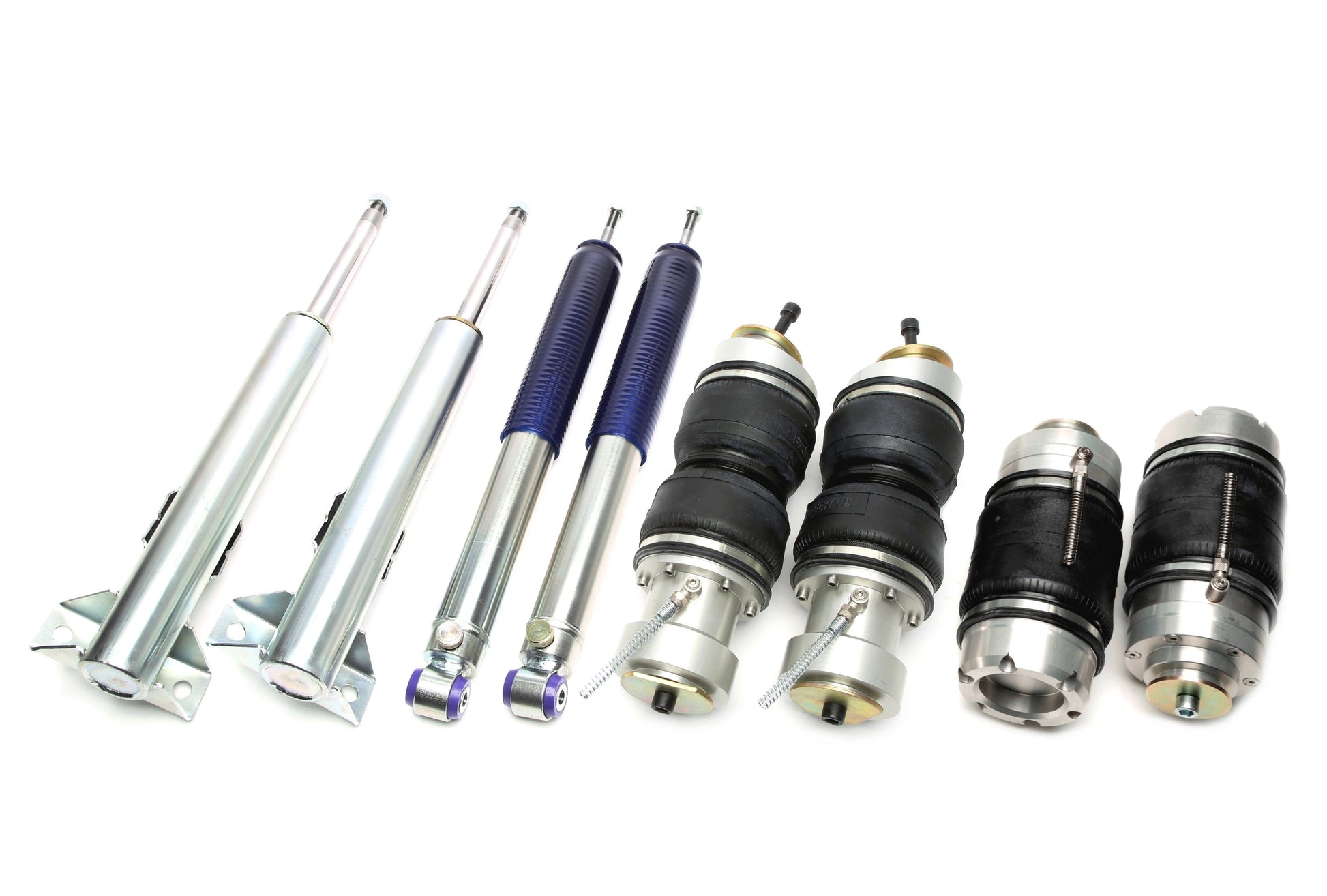 TA Technix härteverstellbarer Luftdämpfersatz "komfortable Abstimmung" passend für Mercedes Benz E-​Klasse W124