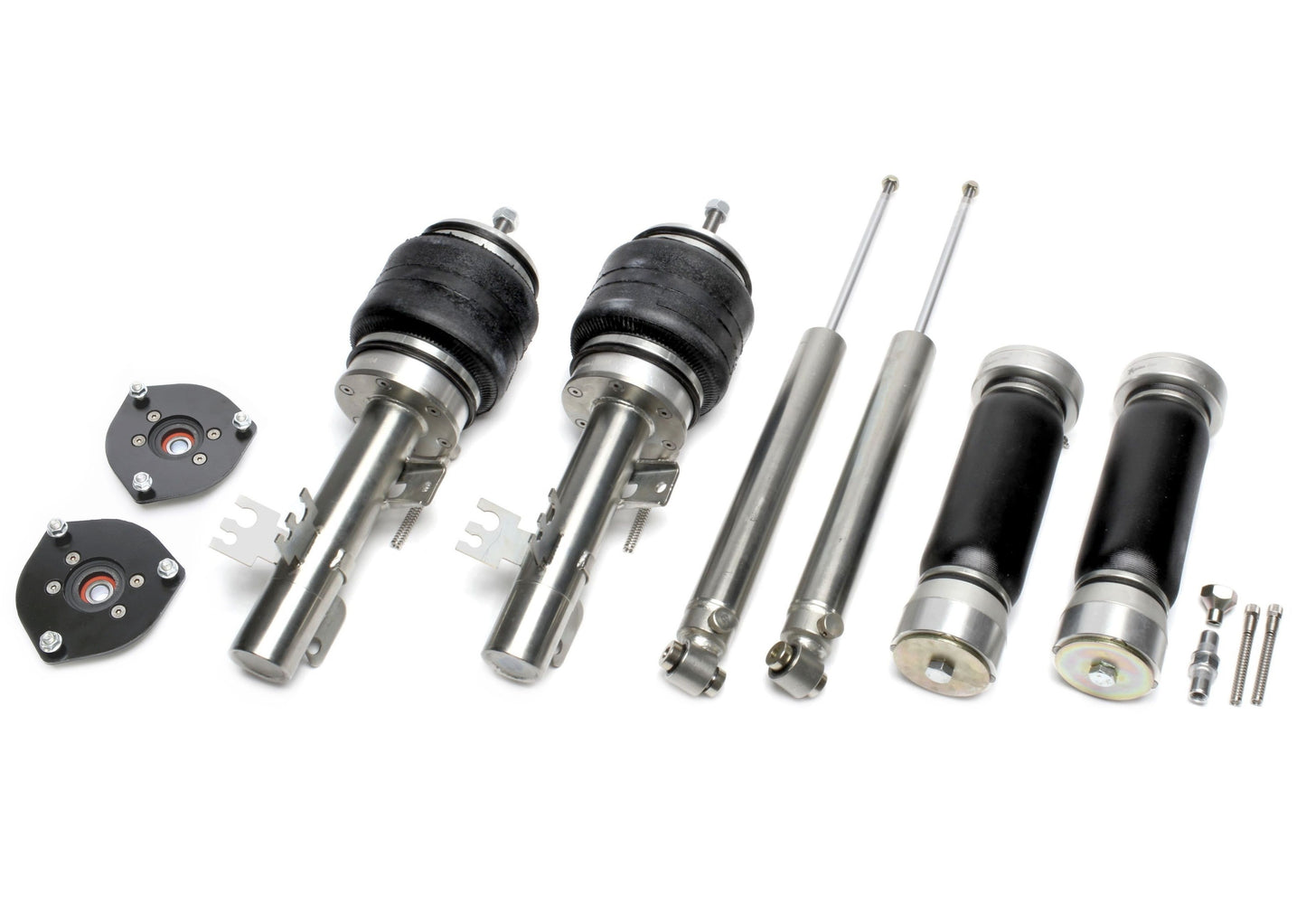 TA Technix /Viair härteverstellbares Luftfahrwerk passend für Audi A2 (8Z)/ Seat Ibiza III (6L)/ Skoda Fabia I-II (6Y/5J)/...