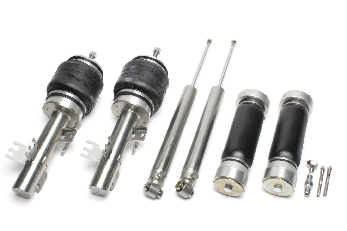 TA Technix /Viair härteverstellbares Luftfahrwerk passend für Audi A1 (8X)/ Seat Ibiza IV (6J)/ Skoda Fabia III (5J)/ VW P...