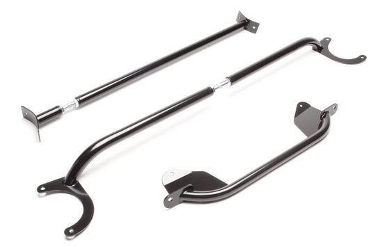 TA Technix Stahl-​Domstreben Kit, schwarz passend für VW Golf I/Jetta I/ Scirocco I+II