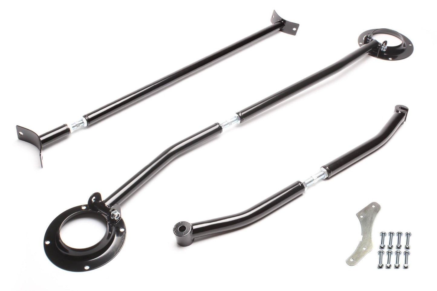 TA Technix Stahl-​Domstreben Kit, schwarz passend für VW Golf II/Jetta II/Corrado