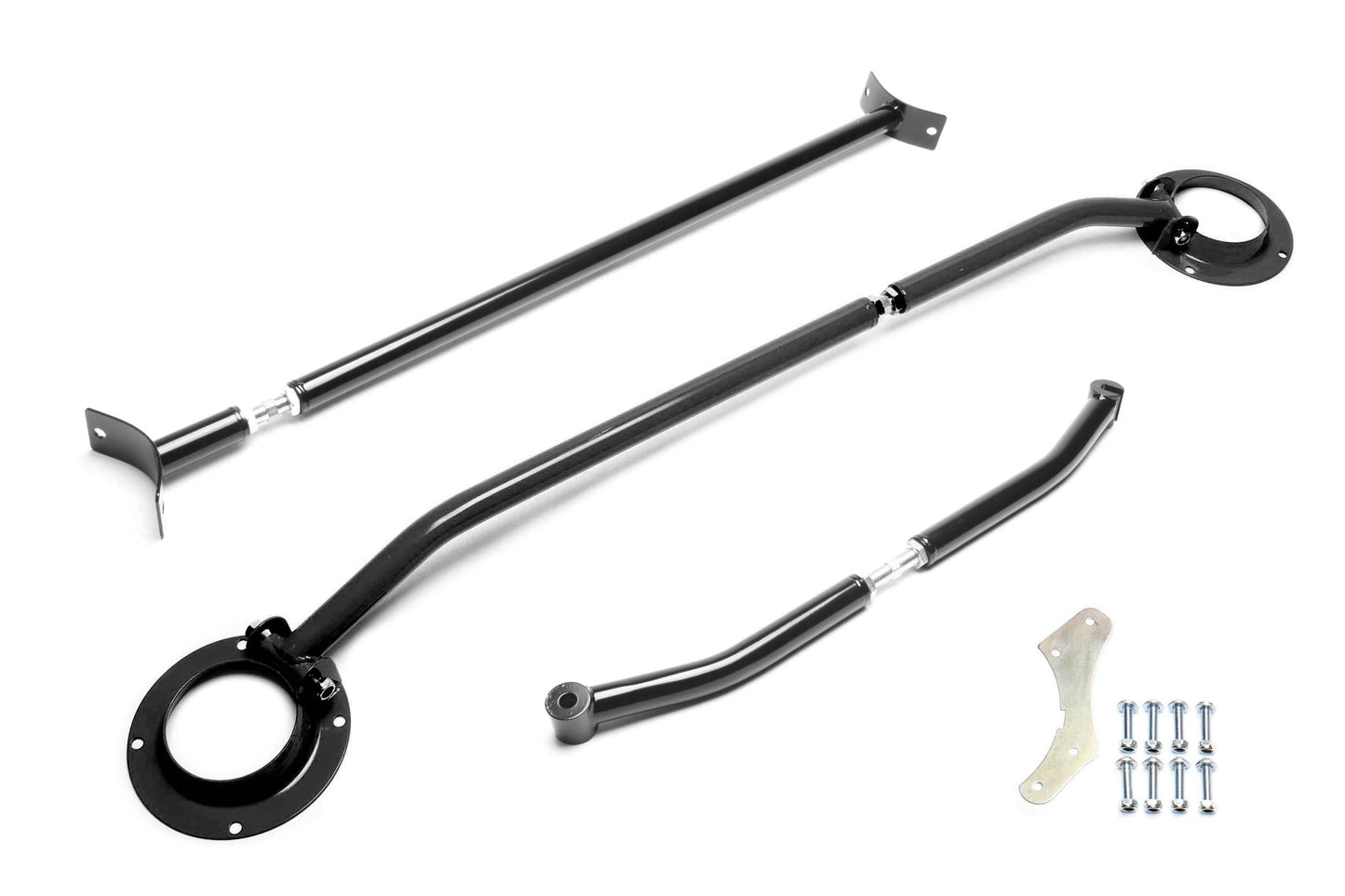 TA Technix Stahl-​Domstreben Kit, schwarz passend für Seat Toledo I/VW Golf III/Vento
