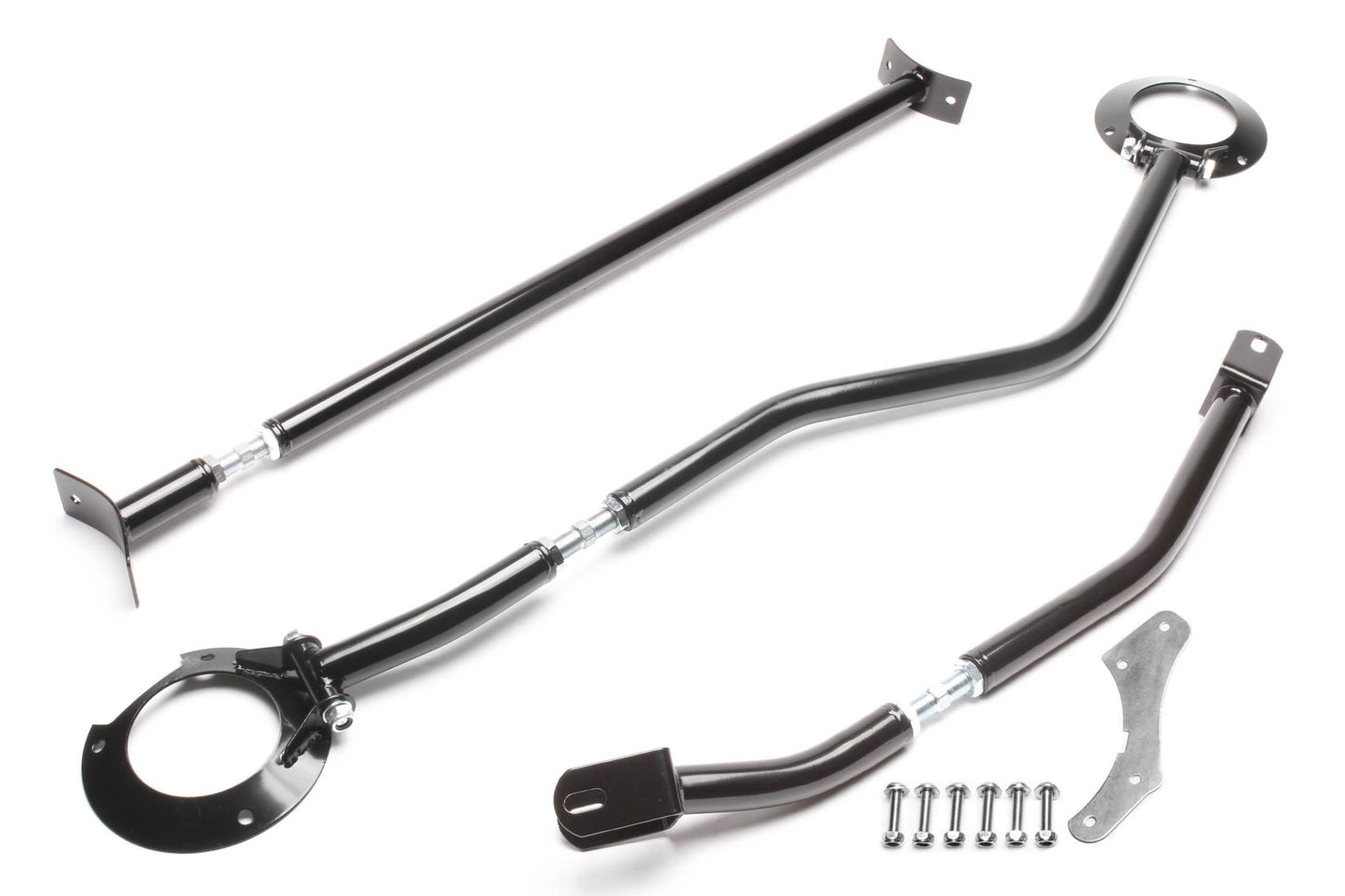 TA Technix Stahl-​Domstreben Kit, schwarz passend für VW Polo I-​II-III/Derby Typ 86/86C