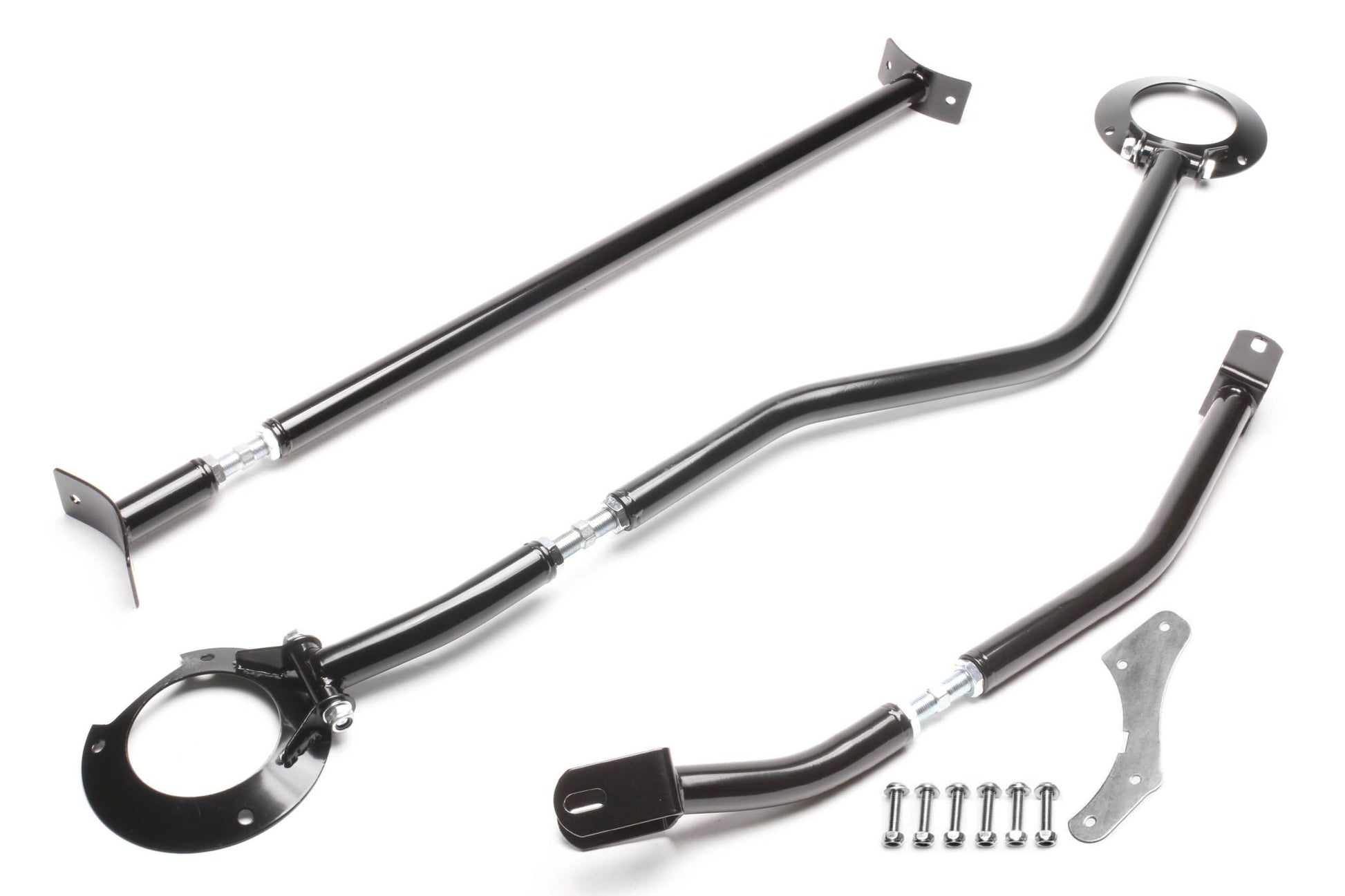 TA Technix Stahl-​Domstreben Kit, schwarz passend für VW Polo I-​II-III/Derby Typ 86/86C