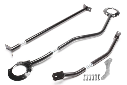 TA Technix Stahl-​Domstreben Kit, schwarz passend für VW Polo I-​II-III/Derby Typ 86/86C