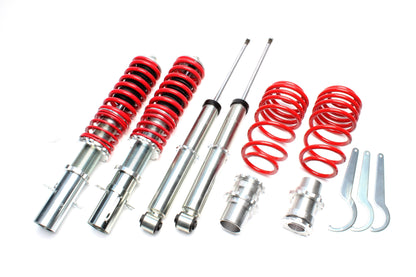 TA Technix Gewindefahrwerk - Deep Version - passend für Audi A3 (8L) / Seat Leon, Toledo II (1M) / Skoda Octavia I (1U) / ...