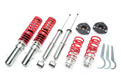 TA Technix Gewindefahrwerk - Deep Version - passend für Audi A2 (8Z)/ Seat Ibiza III (6L)/ Skoda Fabia I-II (6Y/5J)/ VW Fo...