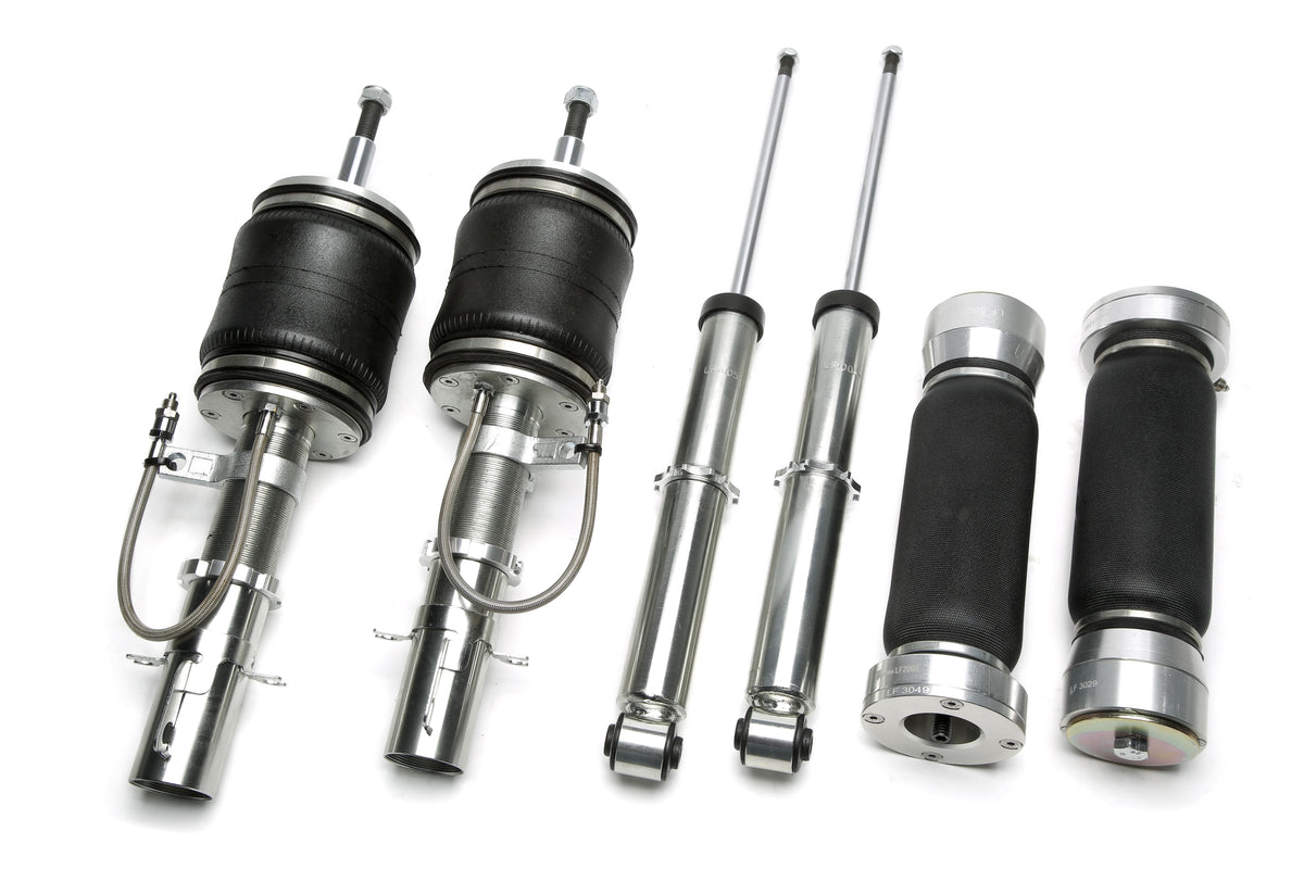 TA Technix Luftdämpfersatz mit Verstellsystem passend für Audi A3 (8L), TT (8N)/ Seat Leon, Toledo II (1M)/ Skoda Octavia ...