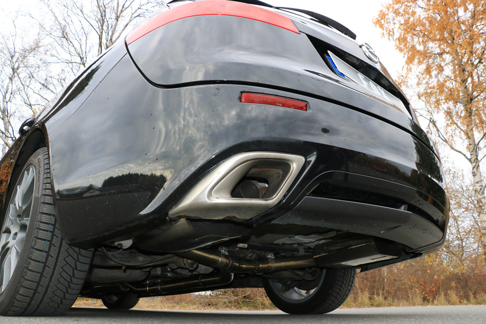 Opel Insignia A - OPC Sports Tourer Halbanlage Racing, Bestehend aus Endschalldämpfer rechts/links - Ausgang der Endrohre ...