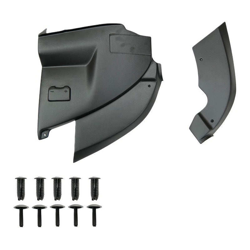Oneway Batterie- & Scheinwerferabdeckung passend für Volkswagen Transporter T5.1 2010-2015 - Mattschwarz