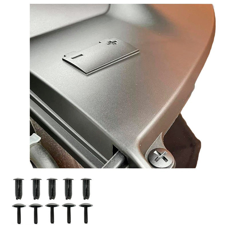 Oneway Batterie- & Scheinwerferabdeckung passend für Volkswagen Transporter T5.1 2010-2015 - Mattschwarz