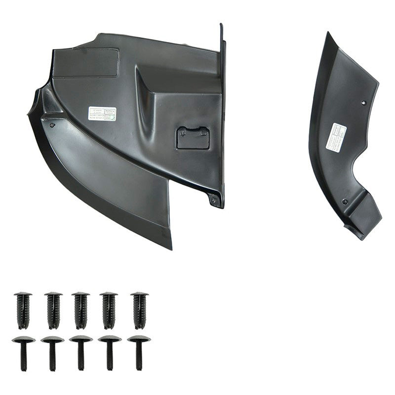 Oneway Batterie- & Scheinwerferabdeckung passend für Volkswagen Transporter T5.1 2010-2015 - Mattschwarz