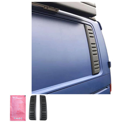 Oneway Lüftungsschlitze passend für Volkswagen Transporter T5.1/T6 2010-2020 (Kurzer Radstand) - Mattschwarz