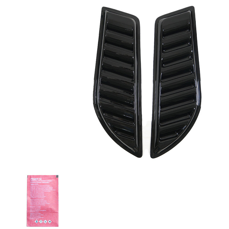 Oneway Motorhaube Lüftungsschlitze Pick-Up 4x4 - Universal - Schwarz glänzend
