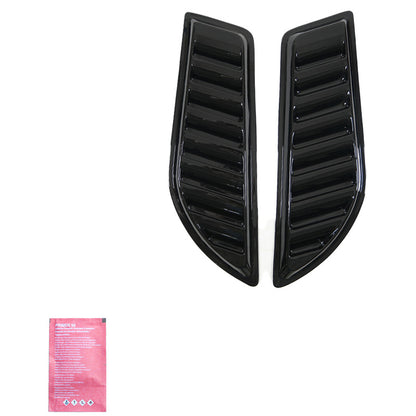 Oneway Motorhaube Lüftungsschlitze Pick-Up 4x4 - Universal - Schwarz glänzend