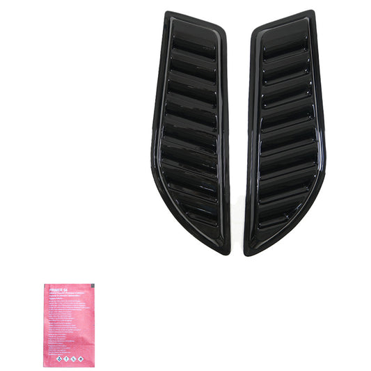 Oneway Motorhaube Lüftungsschlitze Pick-Up 4x4 - Universal - Schwarz glänzend