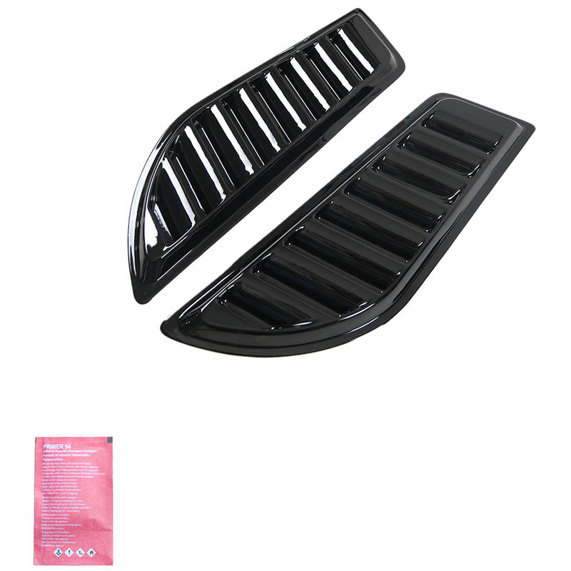 Oneway Motorhaube Lüftungsschlitze Pick-Up 4x4 - Universal - Schwarz glänzend